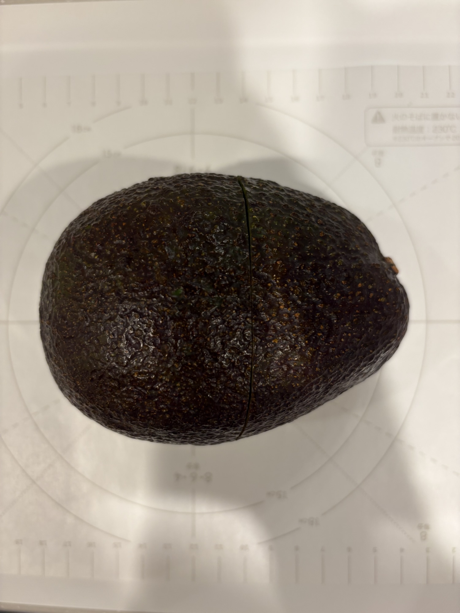 1週切り込みが入った状態