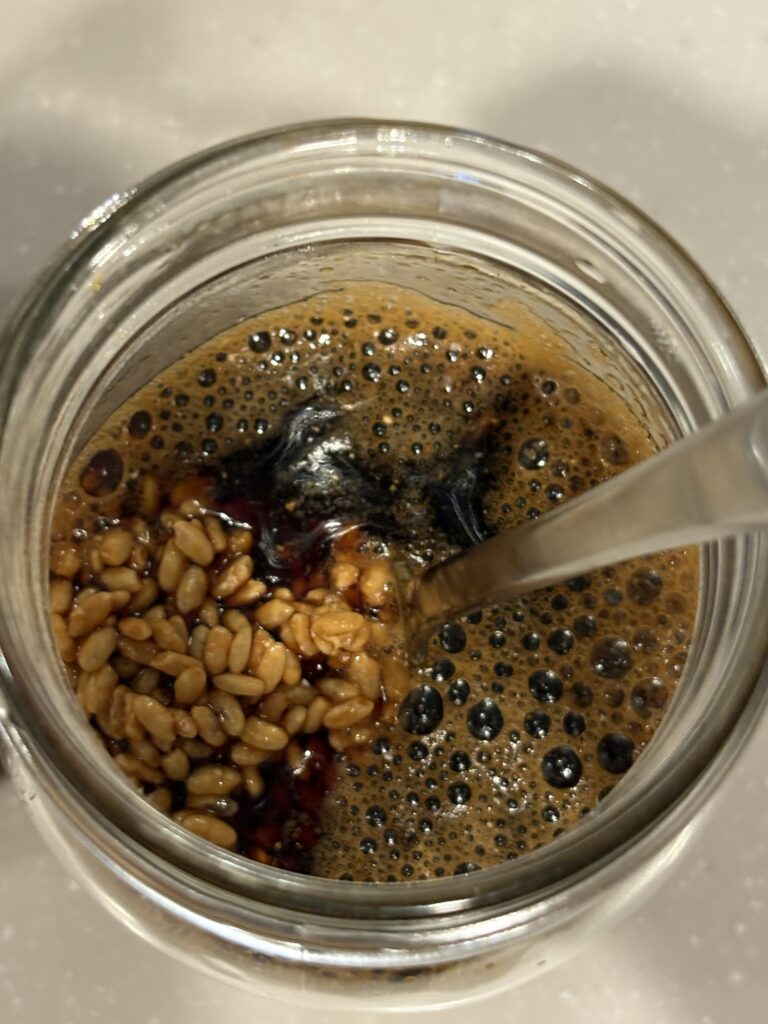 底からよくかき混ぜる